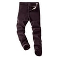 thumbnail image 1 of Rggeeun Men's Pants Stretch Corduroy Mens Regular Casual Pants Straight Leg Pant Business Work Mens Dress Pants Streetwear Trousers, 1 of 4