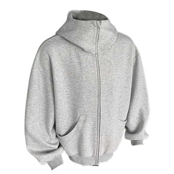 Rggeeun Mens Hoodies & Sweatshirts Lightweight Comfortable Zip Up Hoodie Casual Loose Fit Pullover Jacket For Daily Wear Outdoor Activities Loose Casual