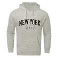 thumbnail image 1 of Rggeeun Mens Pullover Hoodies Men Fall Winter Fashion Leisure Letter Printed Sports Long Sleeve Hooded Sweatshirt Hoodies Comfy Casual, 1 of 5