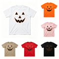 thumbnail image 1 of Rggeeun Mens Shirts Halloween Graphic Short Sleeve Crew Neck Workout Loose Fit Mens Oversized T Shirt Play Sports Versatile,White,L, 1 of 4