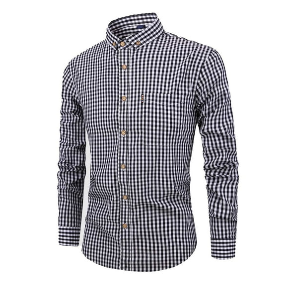 Rggeeun Mens Shirts Male Oktoberfest Shirt Breathable Long Sleeve Plaid Shirt Jacket For Casual Comfort Business Shirts Comfort Tops