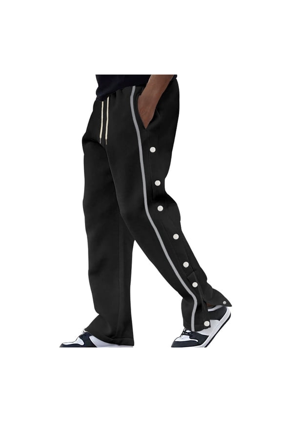Mens Sweatpants Mens Patchwork Sweatpants Casual Drawstring Pants Sportswear Trousers With Pockets Classic