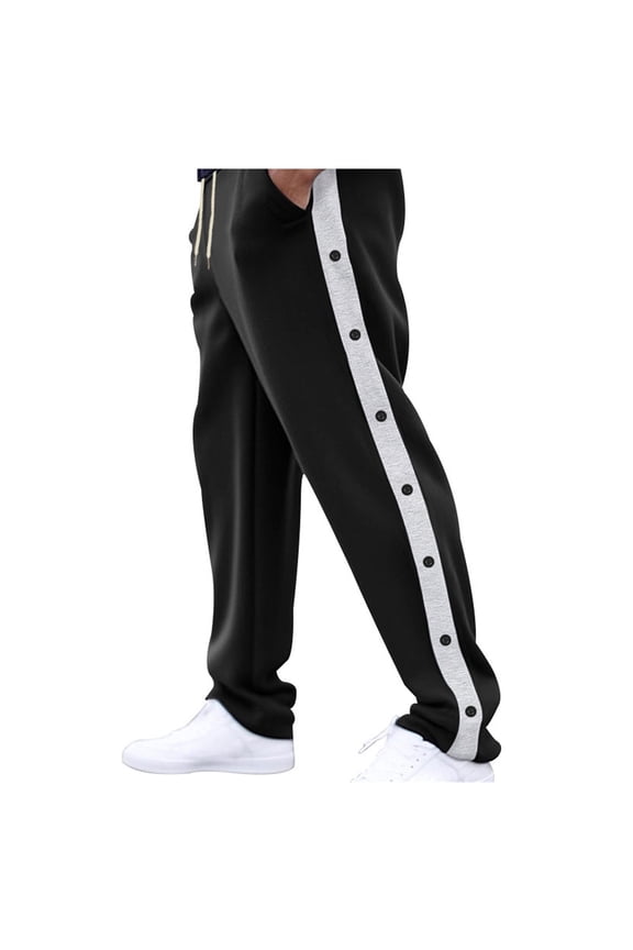 Mens Sweatpants Mens Patchwork Sweatpants Casual Drawstring Pants Sportswear Trousers With Pockets Classic