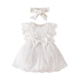 thumbnail image 1 of Rggeeun Toddler Baby Girl Flower Dress Summer Tutu Boho Princess Wedding Birthday Party Dresses For Girls Trendy Casual O-Neck Sundress, 1 of 8