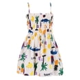 thumbnail image 1 of Rggeeun Toddler Baby Kids Girls Sleeveless Summer Print Dresses Casual Clothes Birthday O-Neck Sundress, 1 of 6