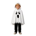 thumbnail image 1 of Rggeeun Toddler Boys Halloween Hooded Graphic Cape and Sweatpants 2-Piece Outfit Set, White, 18-24 Months, 1 of 7
