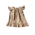 thumbnail image 1 of Rggeeun Toddler Girls Knot Lace Sleeveless Dress Holiday Casual O-Neck Sundress, 1 of 6