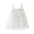 thumbnail image 1 of Rggeeun Toddler Girls Sleeveless V-Neck Holiday Floral Dress Dance Party Dresses Clothes Breathable Casual Sundress, 1 of 4