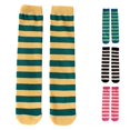 thumbnail image 1 of Rggeeun Toddler Socks Cute Striped Knee High Socks Boys Girls Warm Cotton Socks Fall Winter Travel Adorable,Yellow,3-8 Years, 1 of 7