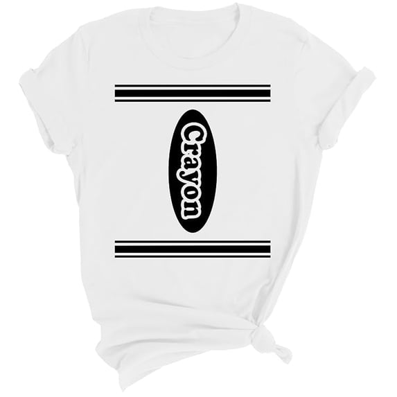 Rggeeun Women Tshirts Short Sleeve O-Neck Solid Color And Letter Printing Loose Top Shirt Cozy And Fashionable For Everyday Wear,White,S