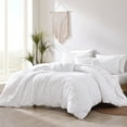 thumbnail image 1 of Rhapsody White 5 PC Queen Riverbrook Home Rhapsody 5 PC Medallion Clip Jacquard White - Queen - 5 Piece, 1 of 5