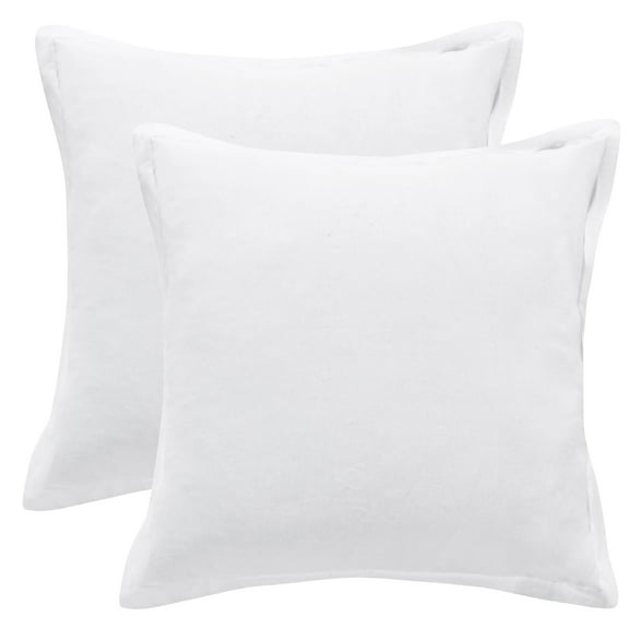 Rhapsody by Levtex Home - Rhapsody Quilted Euro Sham (26x26in.) Set of 2 - White - 100% Cotton