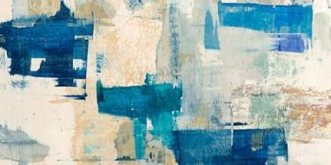 Rhapsody in Blue Canvas Art - Anne Munson (10 x 20)
