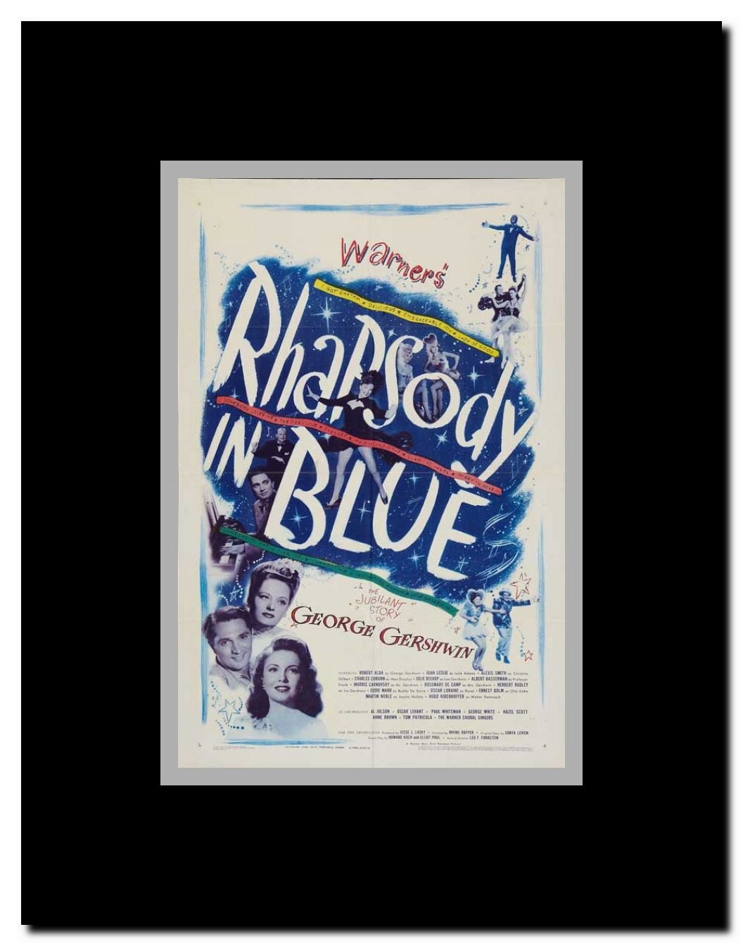Rhapsody in Blue Framed Movie Poster