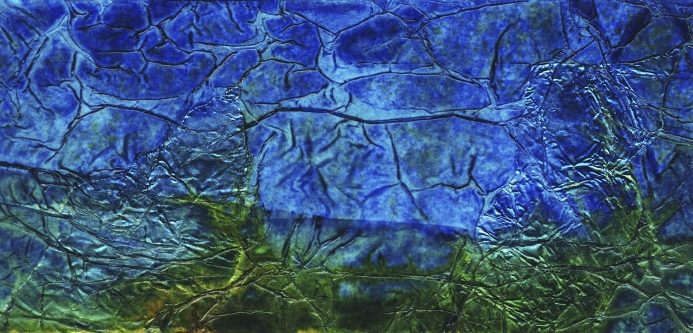 Rhapsody of Colors 44 Abstract art (Mixed Media) Canvas Art - Elisabeth Witte Design Pics (22 x 10)