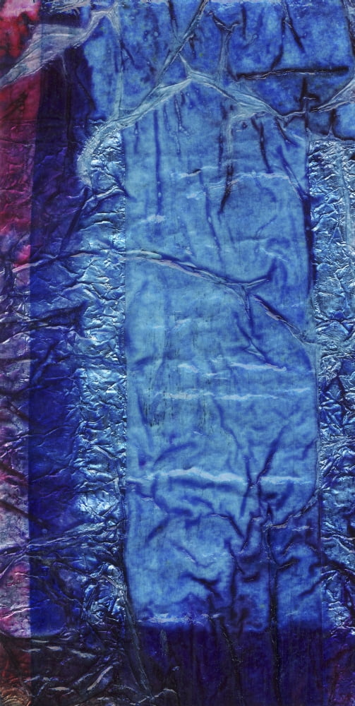 Rhapsody of Colors 51 Abstract art (Mixed Media) Canvas Art - Elisabeth Witte Design Pics (22 x 42)