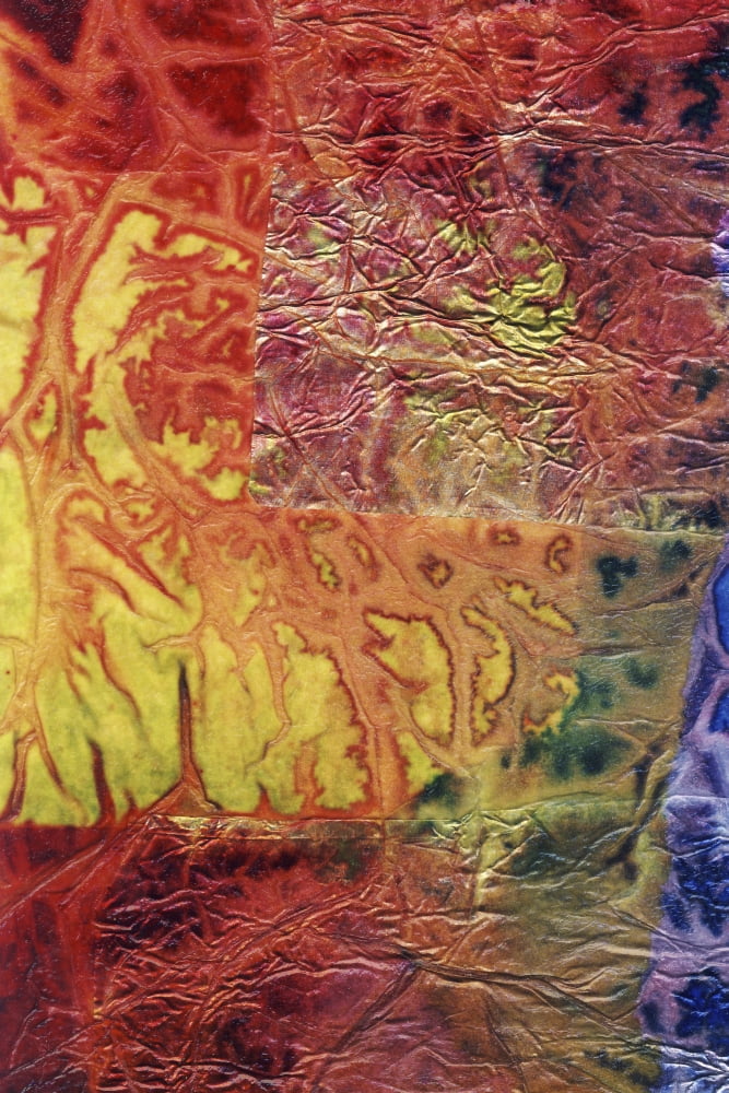 Rhapsody of Colors 55 Abstract art (Mixed Media) Canvas Art - Elisabeth Witte Design Pics (12 x 19)