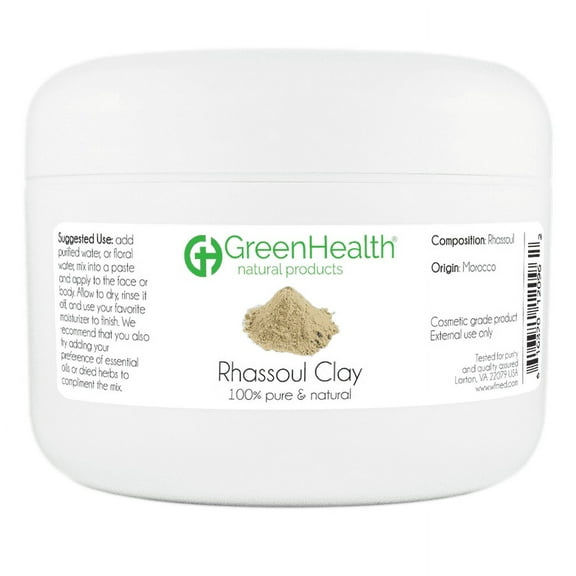 Rhassoul Clay 6 oz Plastic Jar