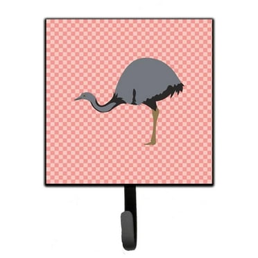 Rhea Pink Check Leash or Key Holder