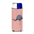 thumbnail image 1 of Rhea Pink Check Michelob Ultra Hugger for Slim Cans - Pink Check, 1 of 1