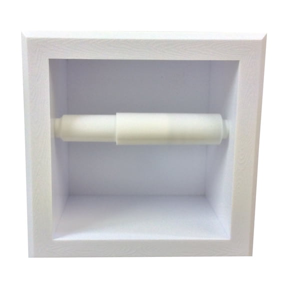 Rhea Recessed In Wall Plastic Toilet Paper Holder - 5.5" x 5.5"