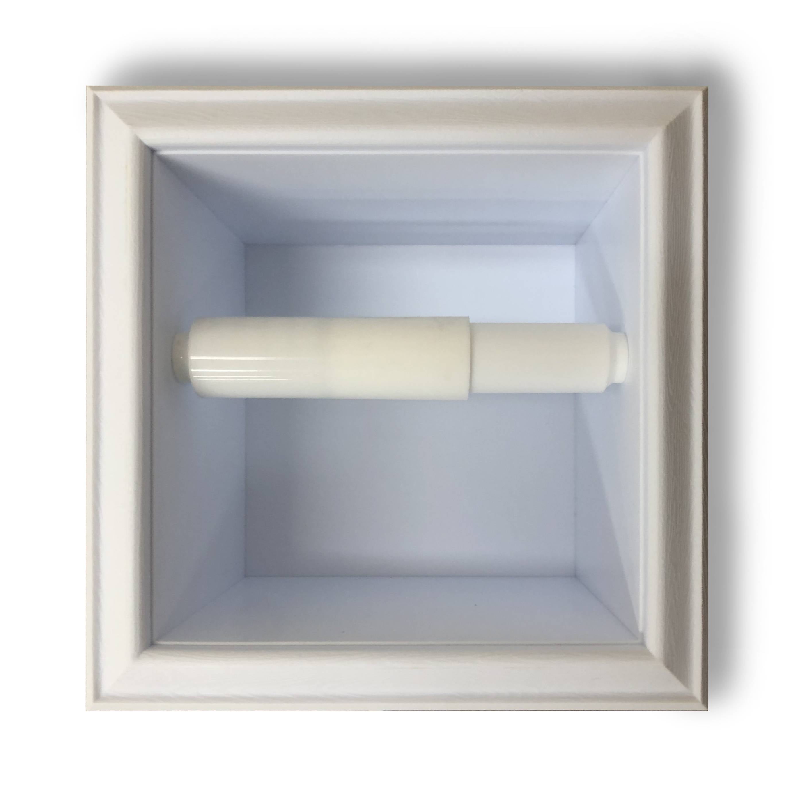 Rhea Recessed Plastic Toilet Paper Holder - 5.5" x 5.5"