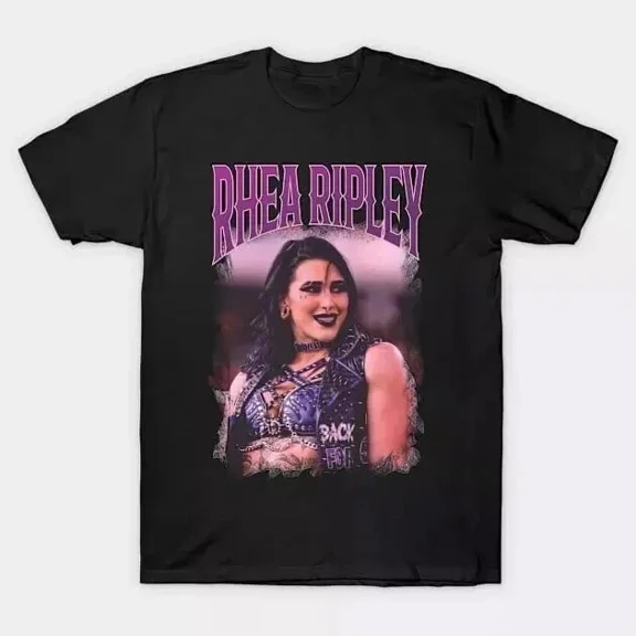 Rhea Rip-ley Inspired Shirt, Retro Wrestling Fan Tee, Vintage Graphic Unisex Top S–5XL