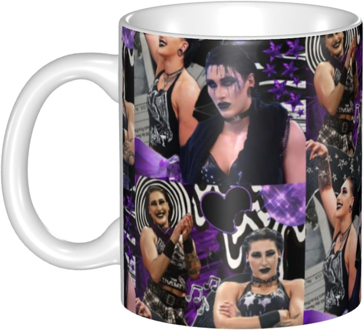 Rhea Ripley 12oz Ceramic Tea Cup with Handle Reusable Mug Drinking Cups ...