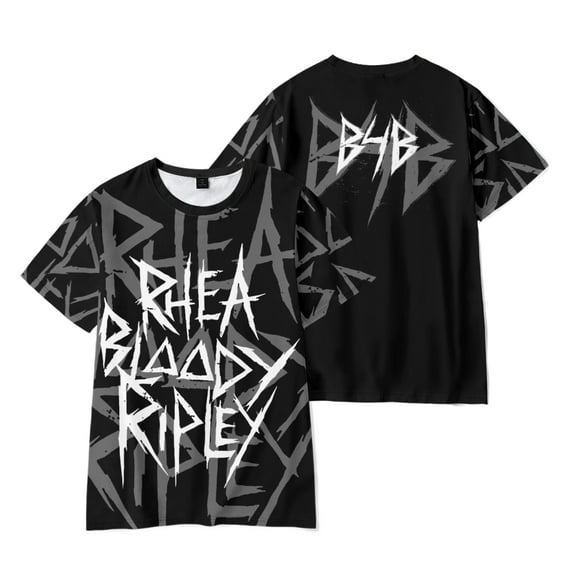 Rhea Ripley 3D Print T-Shirt Merch Summer For Women/Men Unisex Short Sleeve Tshirt Tee Fashion Streetwear