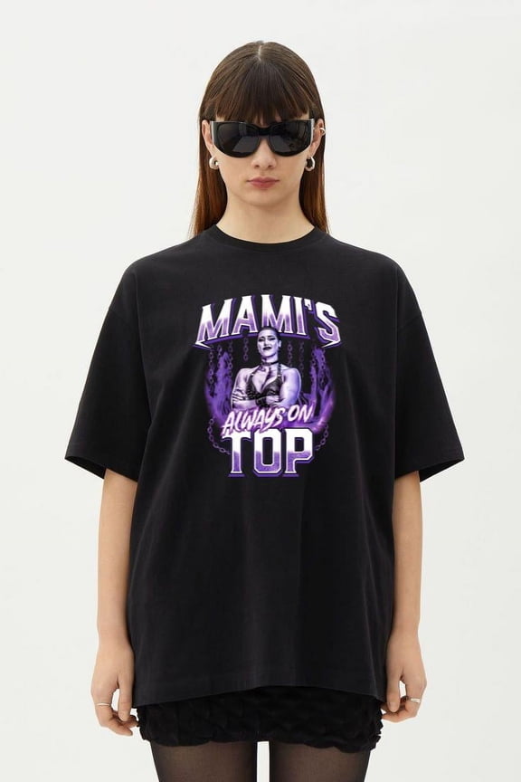 Rhea Ripley Action Figure WWE Mami Judgment Day T-Shirt, for men & women, up to size 5XL