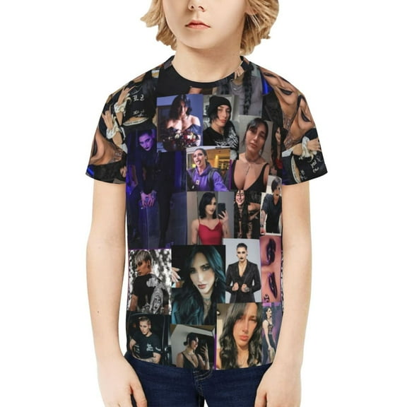Rhea Ripley Boys Girls Teens T Shirt Graphic Print Casual Short Sleeve Funny Top Tees Shirt for Youth Kids