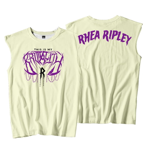 Rhea Ripley Brutality Tank Tops Unisex Sleeveless Sport Vest Men Women Outdoor Streetwear Tops