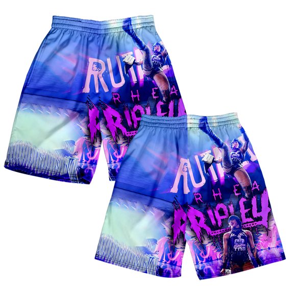 Rhea Ripley Casual Shorts Beach Pants Loose Fitting Sporty Running Trend Suitable For Both Men And Women