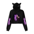 thumbnail image 1 of Rhea Ripley Cat Ear Fashion Trendy Women's Short Hoodie Sportswear, 1 of 2