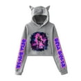thumbnail image 1 of Rhea Ripley Cat ear hoodie fashion trend women's short hoodie sportswear, 1 of 2