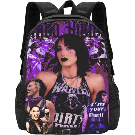 Rhea Ripley Daypack Lightweight Casual Bookbag For Rhea Ripley Fans Lovers Work Travel Sport Hiking Backpack