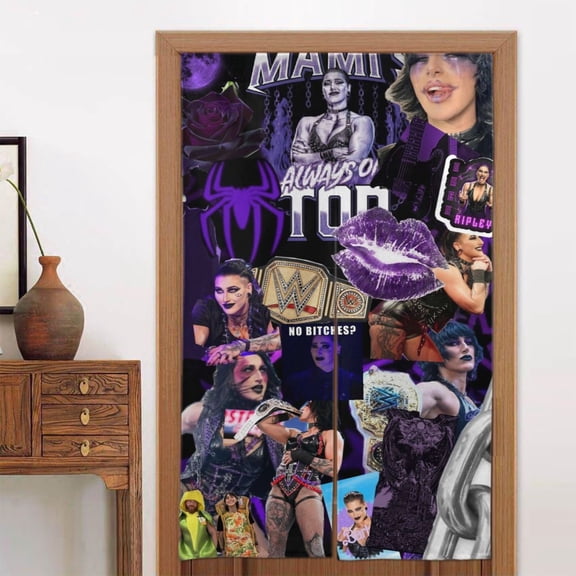 Rhea Ripley Doorway Curtain Cute Blackout Windproof Window Door Curtain Tapestry Colorful Room Privacy Divider Curtains Home Decoration 2 Panels 34"x56"