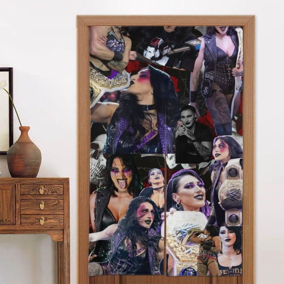 Rhea Ripley Doorway Curtain Cute Blackout Windproof Window Door Curtain Tapestry Colorful Room Privacy Divider Curtains Home Decoration 2 Panels 34"x56"