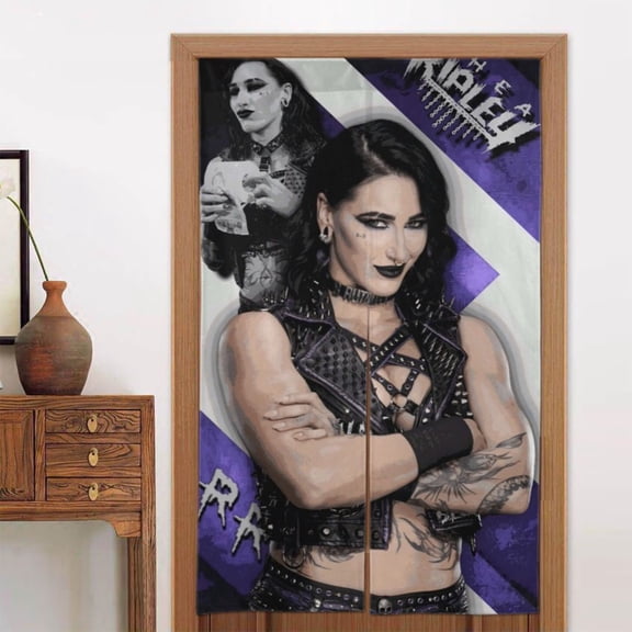 Rhea Ripley Doorway Curtain Cute Blackout Windproof Window Door Curtain Tapestry Colorful Room Privacy Divider Curtains Home Decoration 2 Panels 34"x56"