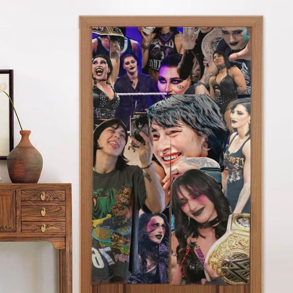 Rhea Ripley Doorway Curtain Cute Blackout Windproof Window Door Curtain Tapestry Colorful Room Privacy Divider Curtains Home Decoration 2 Panels 34"x56"