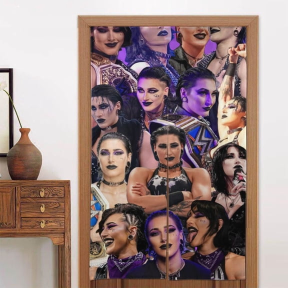 Rhea Ripley Doorway Curtain Cute Blackout Windproof Window Door Curtain Tapestry Colorful Room Privacy Divider Curtains Home Decoration 2 Panels 34"x56"