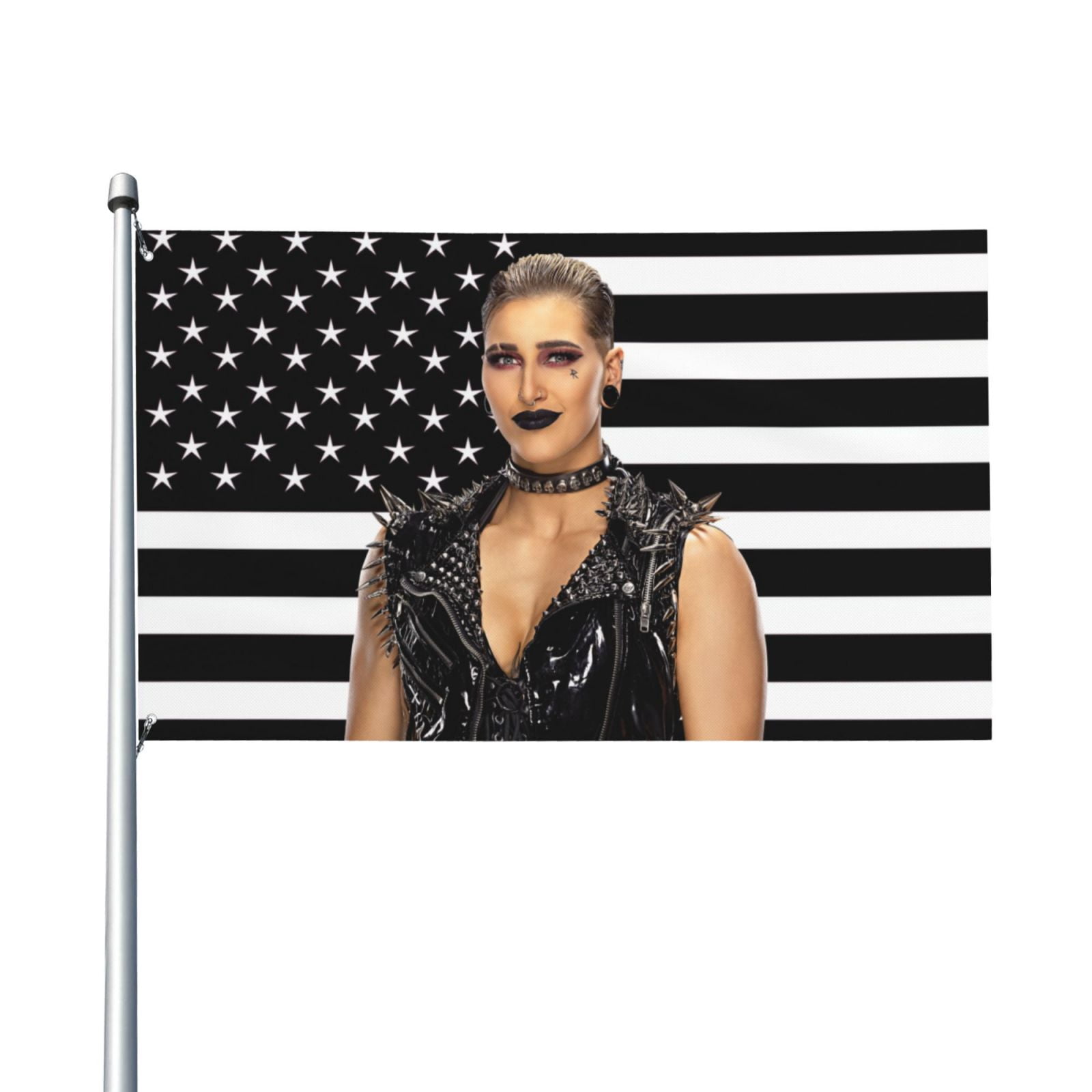 Bi Flag Rhea Ripley Rhea Ripley Flags 3x5 Ft, Outdoor Banner For Outside With 2 Brass ...