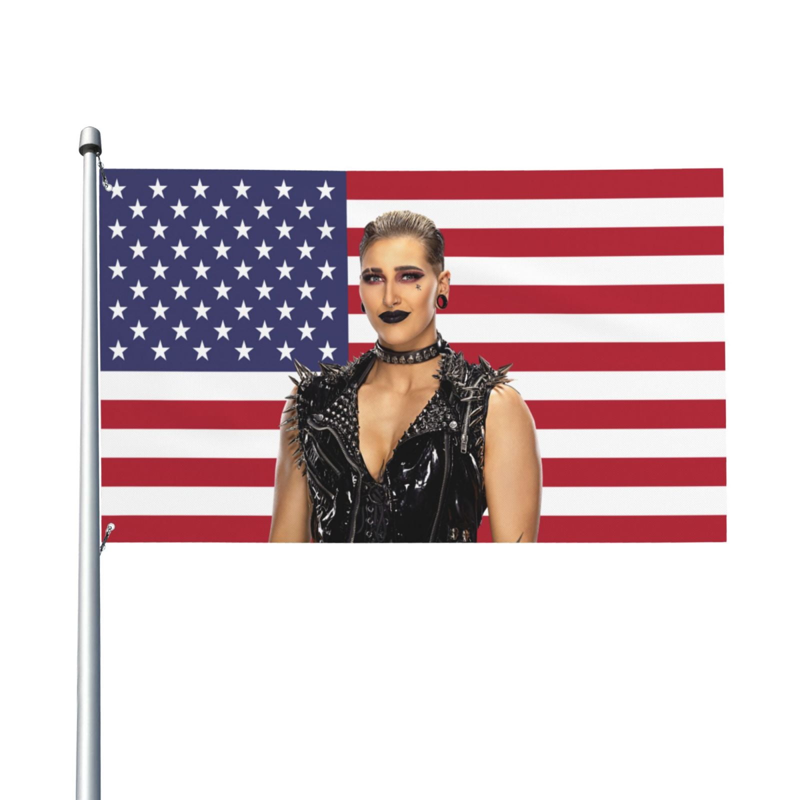 Bi Flag Rhea Ripley Rhea Ripley Flags 3x5 Ft, Outdoor Banner For Outside With 2 Brass ...