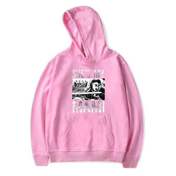 Rhea Ripley Hooded sweatshirt unisex long sleeved retro casual pullover hooded sportswear