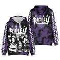 thumbnail image 1 of Rhea Ripley Hooded sweatshirt unisex long sleeved retro casual pullover hooded sportswear, 1 of 3