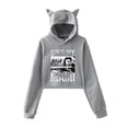 thumbnail image 1 of Rhea Ripley Hoodie Cat Ear Fashion Street Trend Women's Short Hoodie Sportswear, 1 of 2