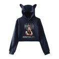 thumbnail image 1 of Rhea Ripley Hoodie Cat Ear Fashion Street Trend Women's Short Hoodie Sportswear, 1 of 2