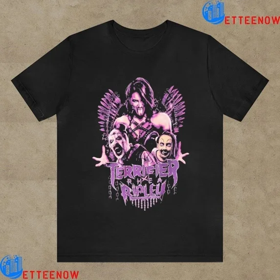 Rhea Ripley Horror Design Tee Unisex Short Sleeve T-Shirt