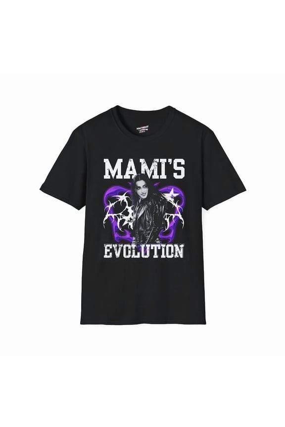 Rhea Ripley Mami Evolution T-Shirt for WWE Wrestling Fans, Women Wrestlers - Unisex Tee,M Color,Size 1