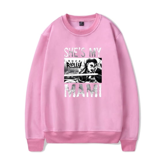 Rhea Ripley Mami Long Sleeve Crewneck Sweatshirt Merch For Men/Women Unsiex Fashion Winter Streetwear Top